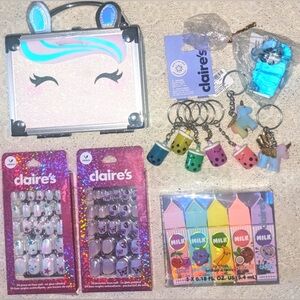 Claire's Makeup, Nails & Accessories Lot; 6 Sets 🎁FREE GIFT🎁 NWT
